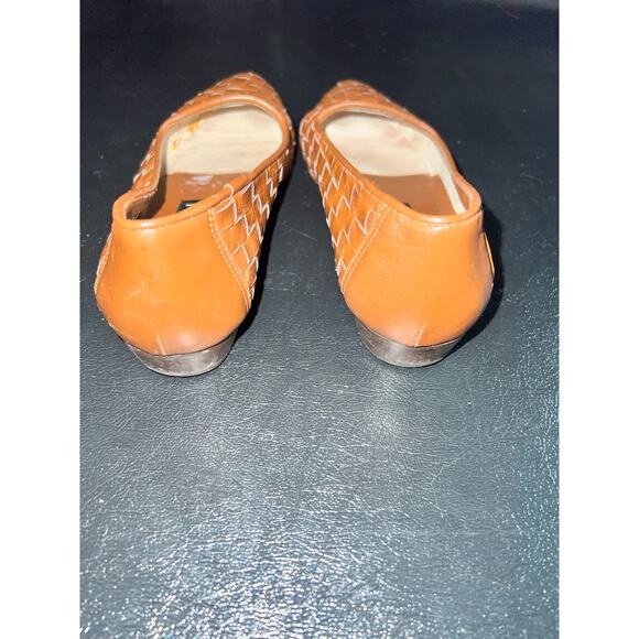 Amalfi Made In Italy Ladies Vintage Woven Leather Loafer - size 7 - Picture 5 of 6